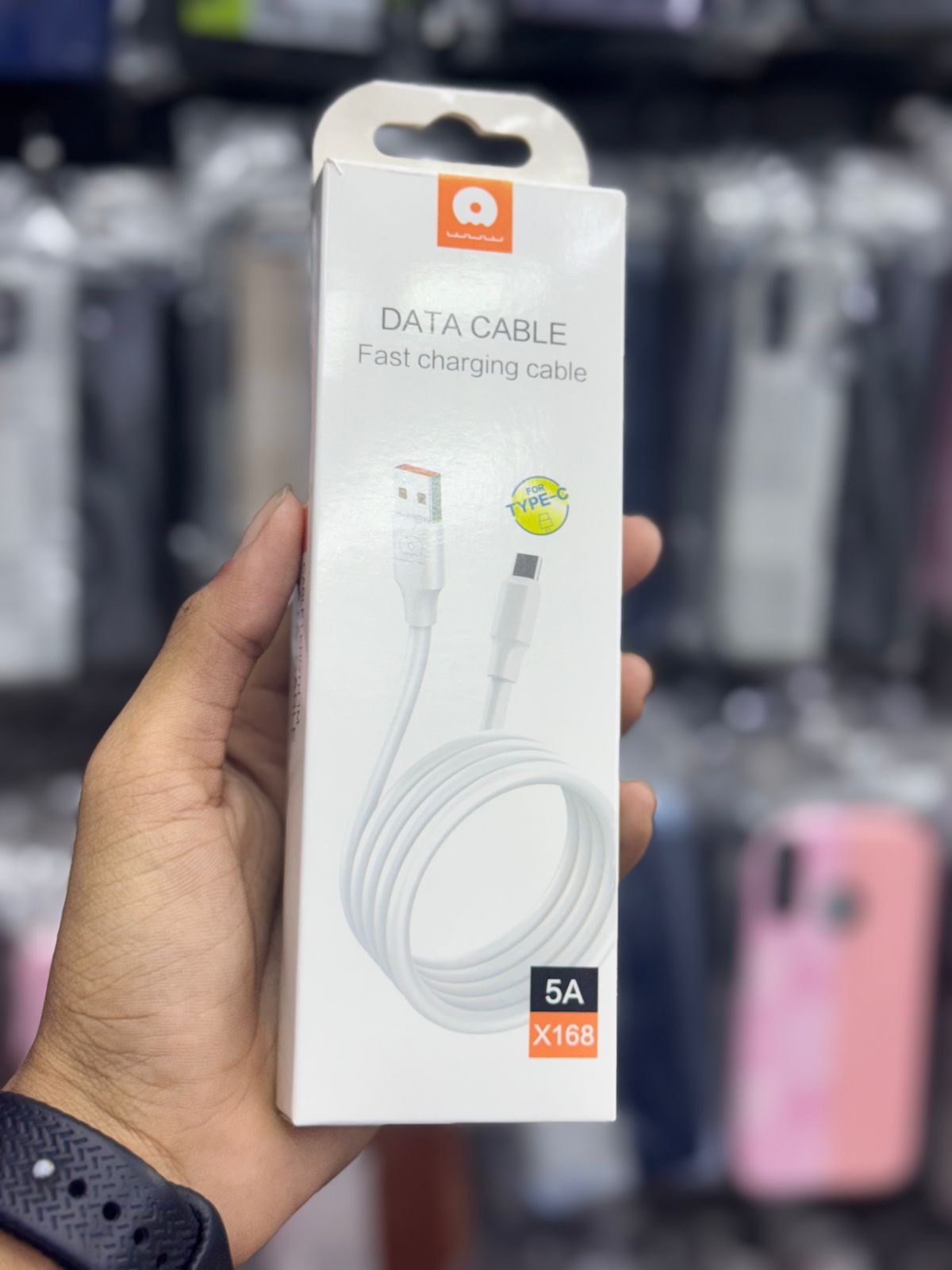 WUW X168 Fast Charging Data Cable – USB to Type-C 5A